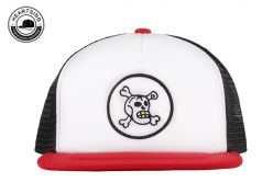 Изготовленные на заказ печатные шляпы дальнобойщика из пенопласта, Старая школьная белая сетчатая шляпа из пенопласта