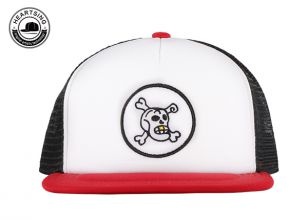 Изготовленные на заказ печатные шляпы дальнобойщика из пенопласта, Старая школьная белая сетчатая шляпа из пенопласта