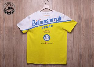 изготовленные на заказ футболки для мужчин custom fashion white yellow cotton print t shirt-tsh001