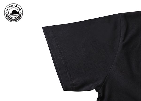 футболки на заказ для мужчин, модная черная хлопковая футболка с принтом на заказ-tsh002