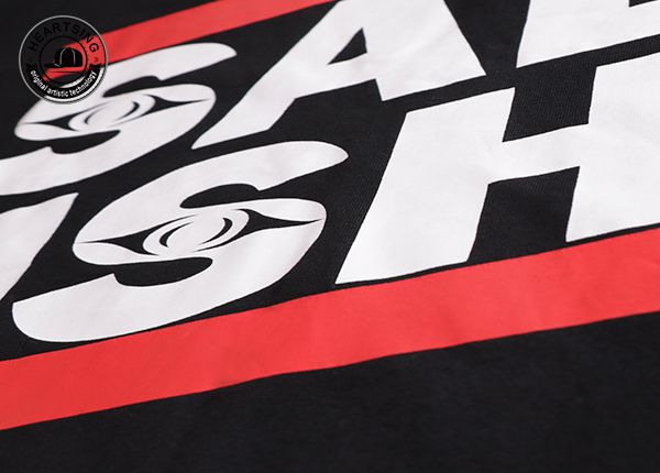 футболки на заказ для мужчин, модная черная хлопковая футболка с принтом на заказ-tsh002