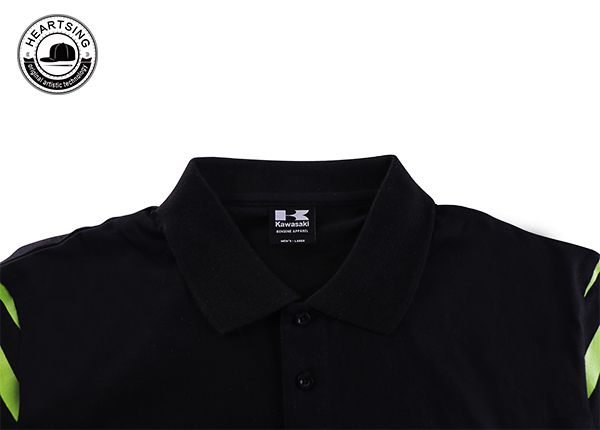 футболки оптом на заказ, модная зелено-черная хлопковая футболка с принтом-tsh009