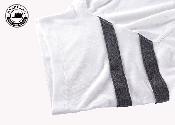 футболки оптом на заказ, модная белая хлопковая футболка с принтом-tsh010