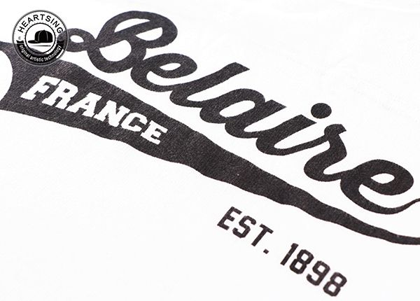 футболки оптом на заказ, модная белая хлопковая футболка с принтом-tsh010