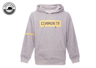 изготовленный на заказ пуловер с капюшоном custom fashion gray print hoody-hd002