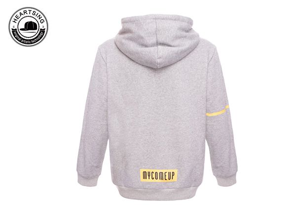 изготовленный на заказ пуловер с капюшоном custom fashion gray print hoody-hd002