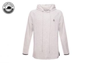 изготовленные на заказ толстовки-пуловеры с капюшоном custom fashion светло-серого цвета с принтом-hd003