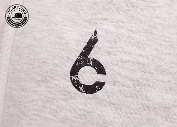 изготовленные на заказ толстовки-пуловеры с капюшоном custom fashion светло-серого цвета с принтом-hd003