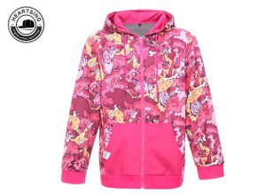 оптовые дешевые толстовки с капюшоном custom fashion animal red print hoody-hd006