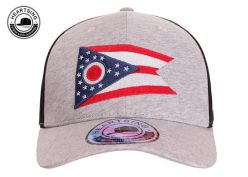 Серая и черная приталенная бейсболка Изготовленные на заказ приталенные бейсболки оптом