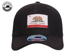 Черная бейсболка с застежкой на кожаный ремешок Изготовленные на заказ черные бейсболки