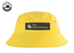 Изготовленная на заказ Оранжевая хлопчатобумажная шляпа-ведро Хлопчатобумажные шляпы-ведра оптом