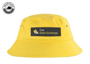 Изготовленная на заказ Оранжевая хлопчатобумажная шляпа-ведро Хлопчатобумажные шляпы-ведра оптом