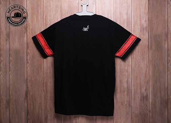 оптовая продажа модной одежды на заказ с модным черным хлопковым принтом t shirt.jpg