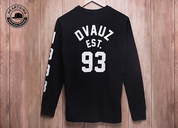 оптовая продажа модной одежды на заказ с модным черным хлопковым принтом t shirt.jpg