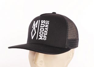 Черная шляпа Snapback с низким профилем и вышивкой из сетки Snapback с низкой короной