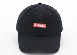 Черные простые промытые хлопчатобумажные бейсболки Dad Hat из хлопка на заказ для продажи