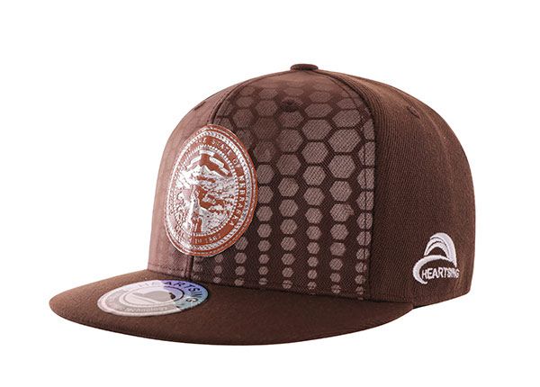 Сшитая на заказ мужская коричневая приталенная шляпа-снэпбэк