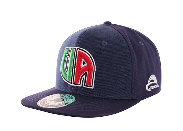 Сшитая на заказ мужская акриловая темно-синяя спортивная шляпа-снэпбэк