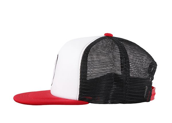 Сторона белой шляпы дальнобойщика из пенопласта с принтом на заказ