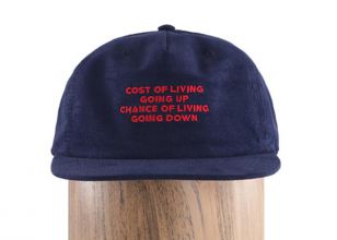 Темно-синие вельветовые кепки Snapback на заказ с кожаным ремешком сзади