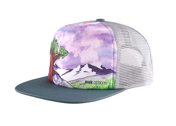 Наклон изготовленной на заказ молодежной бейсболки дальнобойщика с плоским козырьком