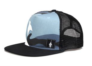 Пустая шляпа дальнобойщика с плоской купюрой, Винтажная шляпа дальнобойщика из пенопласта среднего профиля