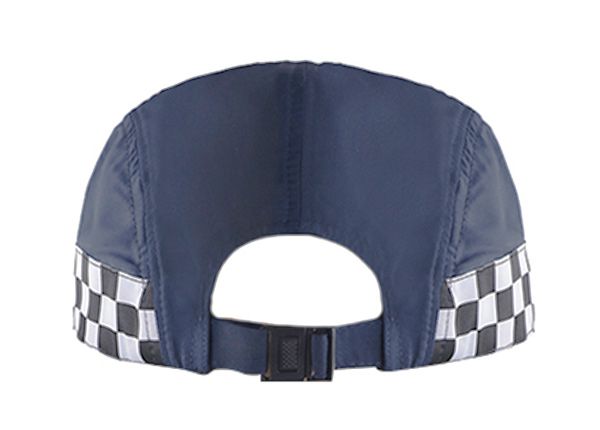 Задняя часть шляпы с низкопрофильными изогнутыми полями и 5 панелями