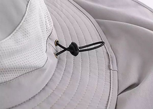 Широкополая шляпа с козырьком и защитной маской для шеи и лица