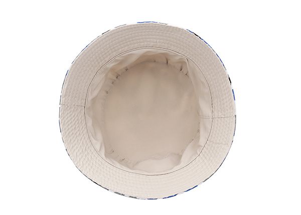 Внутри красно бело синяя камуфляжная шляпа ведро с короткими полями