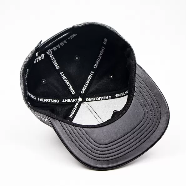 Серые хлопчатобумажные шляпы Snapbacks с вышивкой из дешевого мужского хлопка