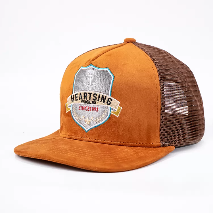 Желтые хлопчатобумажные шляпы Snapbacks с вышивкой из дешевого мужского хлопка