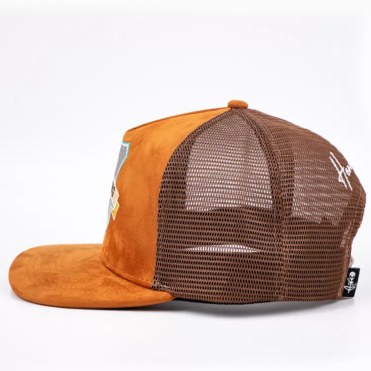 Желтые хлопчатобумажные шляпы Snapbacks с вышивкой из дешевого мужского хлопка